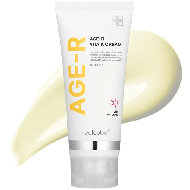 medicube-age-r-vita-k-cream-vitamin-k-eye-face-cream-for-dark-circles-and-puffin image 1