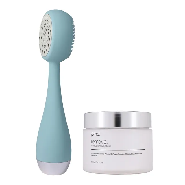 pmd-beauty-clean-pro-electric-facial-cleansing-brush-with-heated-anti-aging-mass image 1