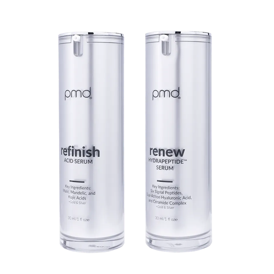 pmd-beauty-serum-bundle-renew-hydratingpeptides-serum-refinish-acid-serum image 1