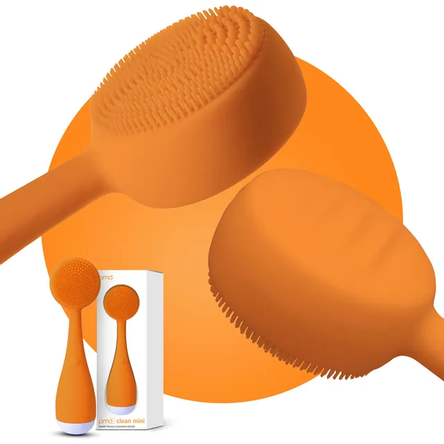 pmd-beauty-pmd-clean-mini-smart-facial-cleansing-device-with-silicone-brush-anti image 1