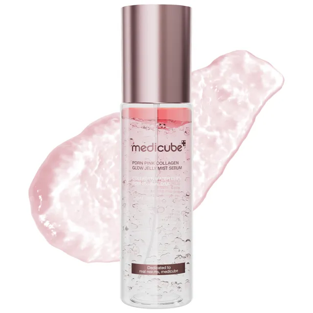 medicube-pdrn-pink-collagen-glow-jelly-mist-serum-120ml-2-in-1-hydrating-glow-sp image 1