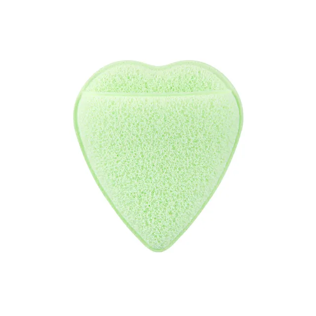 medicube-clover-heart-facial-sponge-gentle-exfoliating-sponge-for-blackhead-remo image 1