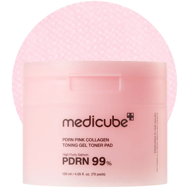 medicube-pdrn-pink-collagen-gel-toner-pad-bouncy-hydrating-toner-pads image 1