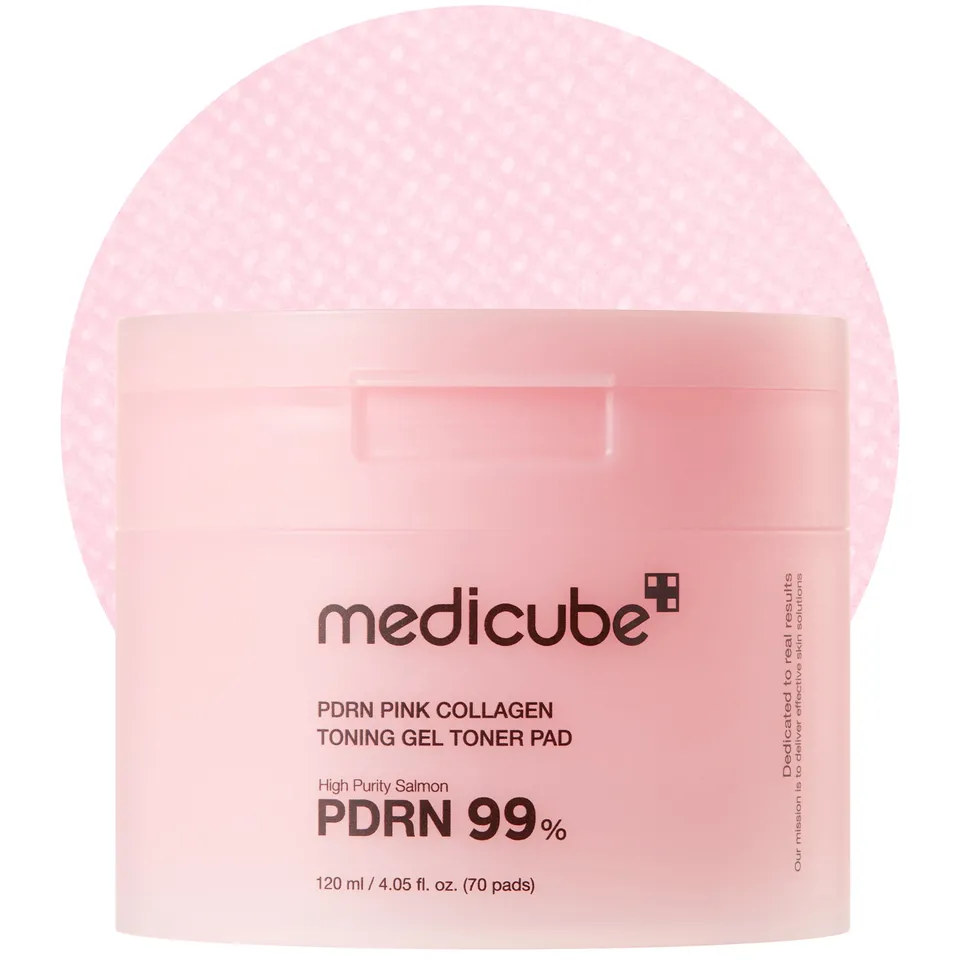 medicube-pdrn-pink-collagen-gel-toner-pad-bouncy-hydrating-toner-pads image 1