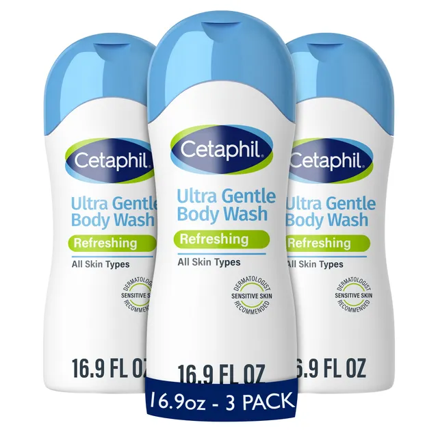 cetaphil-ultra-gentle-refreshing-body-wash-refreshing-scent-for-dry-to-normal-se image 1