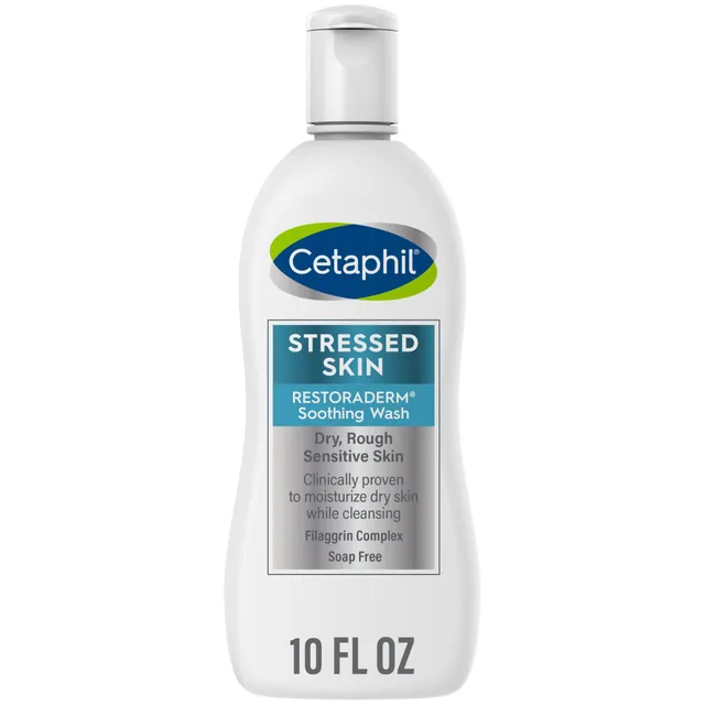cetaphil-restoraderm-soothing-wash-10-fl-oz-for-dry-stressed-skin image 1