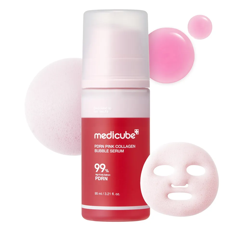 medicube-pdrn-pink-collagen-bubble-serum image 1