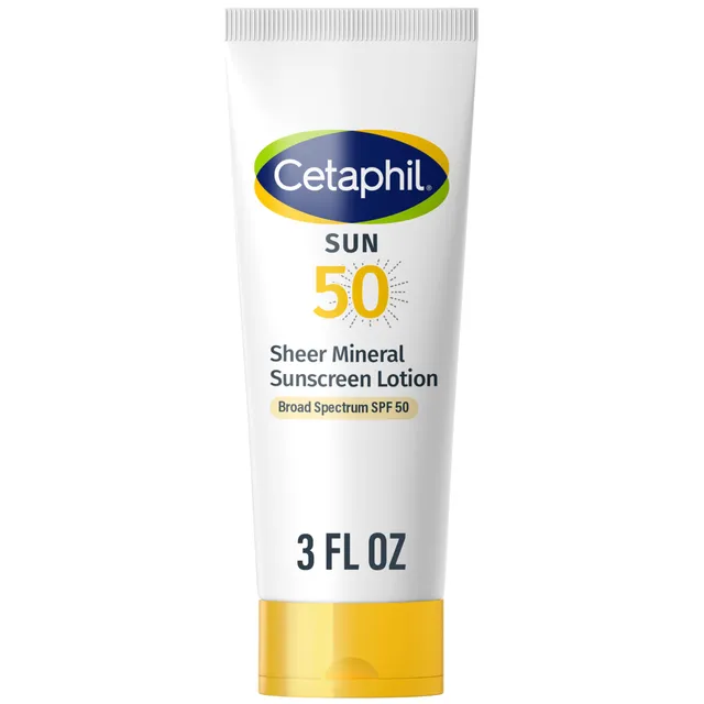 cetaphil-sheer-mineral-sunscreen-lotion-spf-50-for-face-body-3-fl-oz-100-mineral image 1