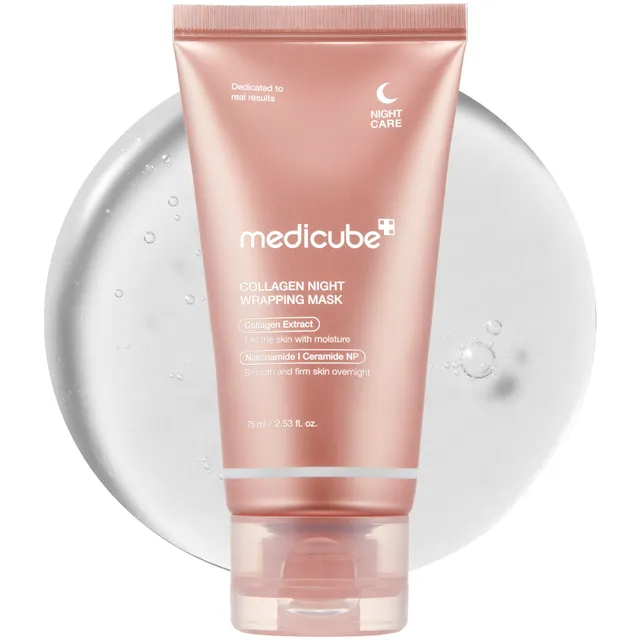 medicube-collagen-night-wrapping-mask-pdrn-pink-collagen-gel-mask image 1