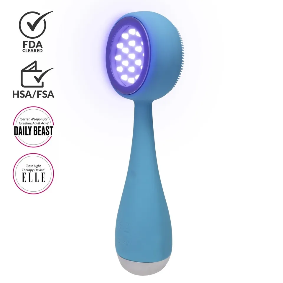 pmd-beauty-led-clean-acne-man-blue-light-therapy-sonic-cleansing-device image 1