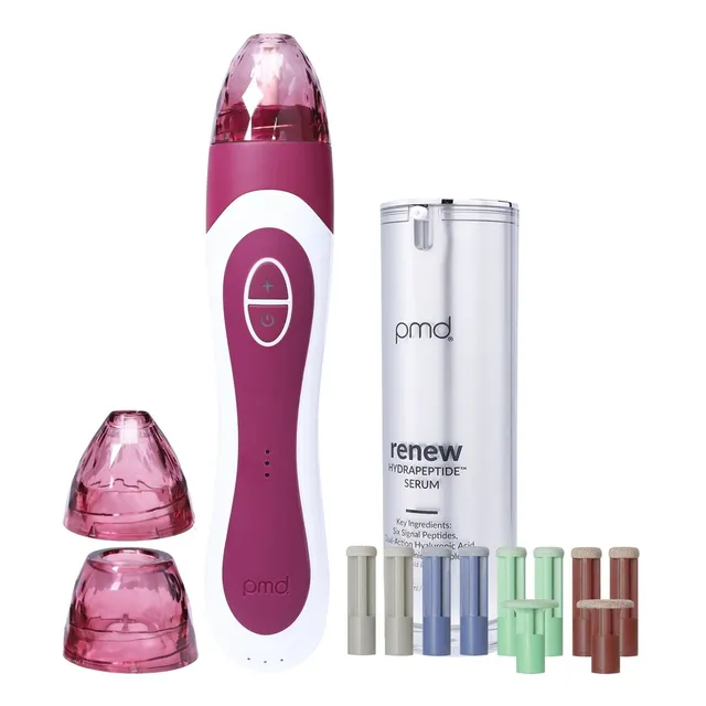 pmd-beauty-wrinkle-warrior-set-personal-microderm-elite-renew-hydratingpeptides- image 1