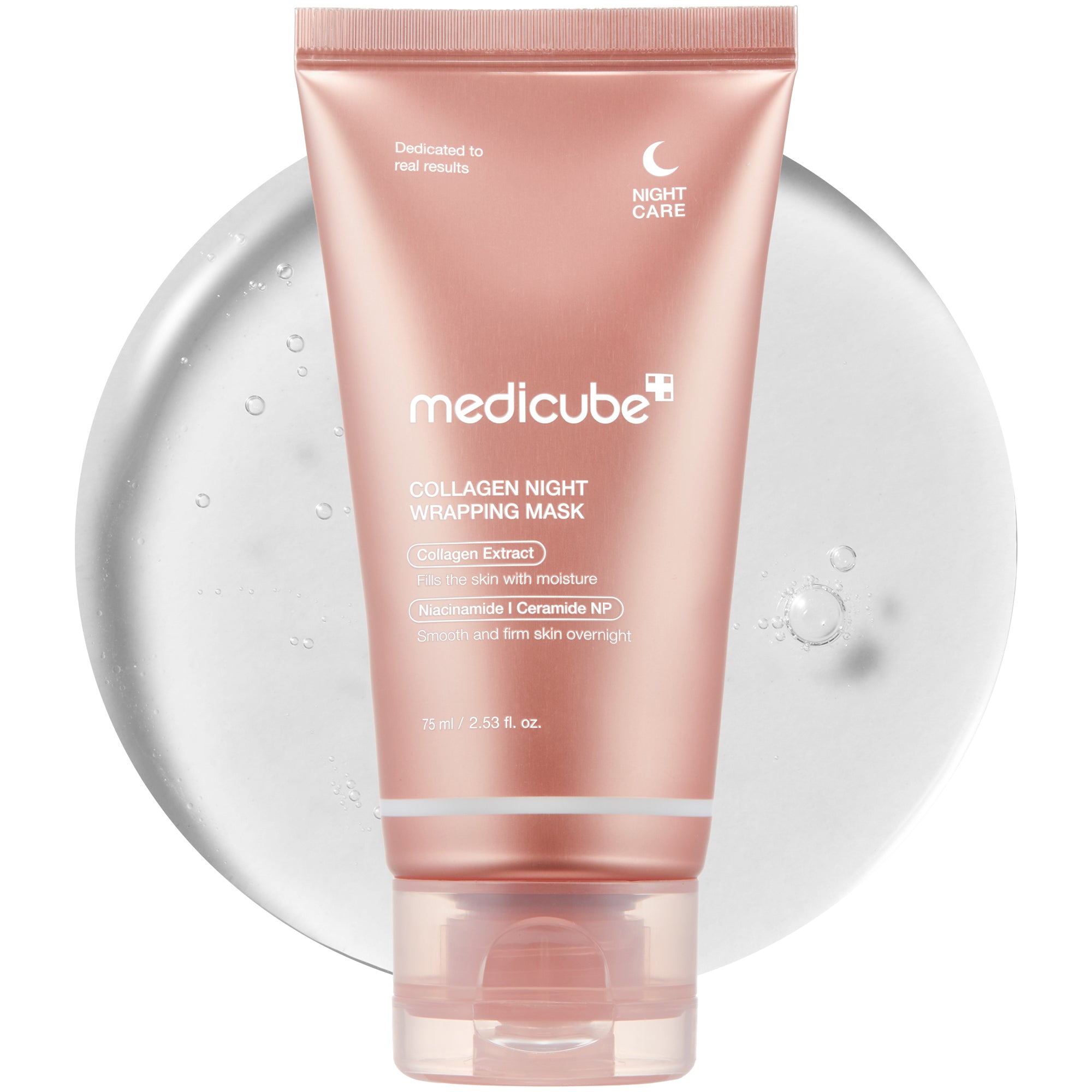 medicube-collagen-night-wrapping-mask-pdrn-pink-collagen-gel-mask image 1