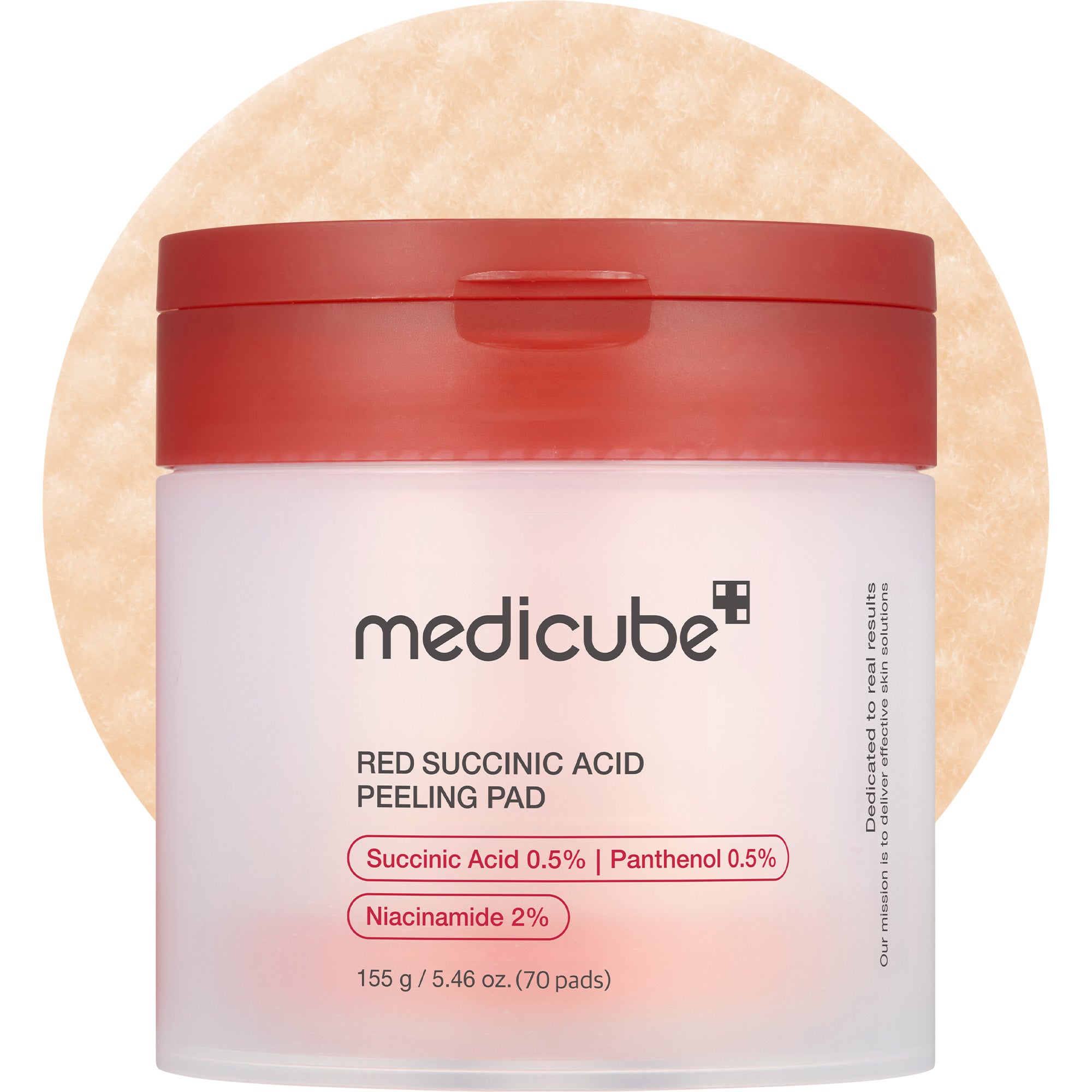 medicube-red-succinic-acid-panthenol-pads-70-pads-acne-care-toner-pads-with-niac image 1