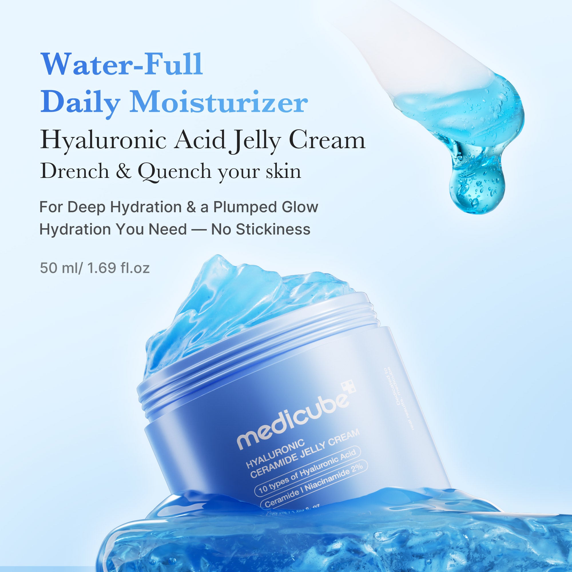 medicube-hyaluronic-ceramide-moisturizing-jelly-cream image 2