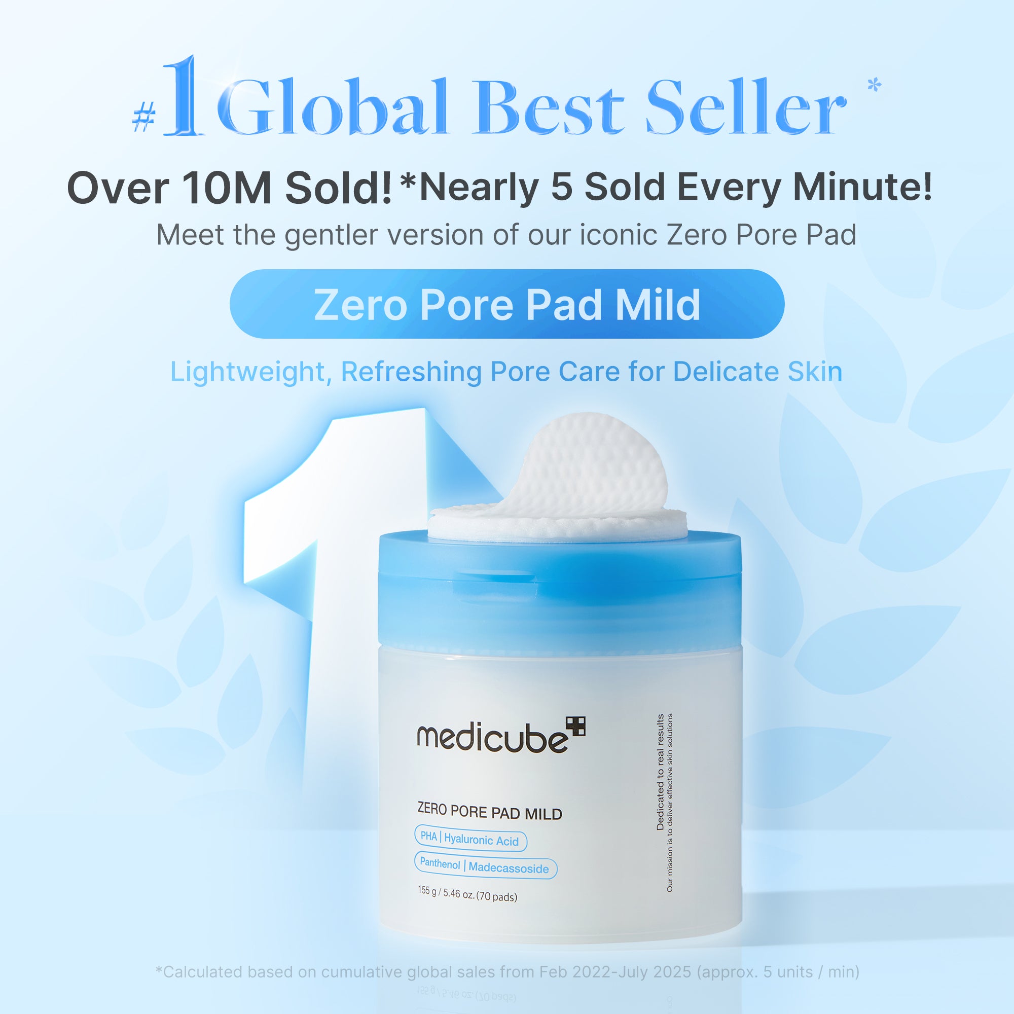 medicube-zero-pore-madecassoside-pads-mild-70-pads image 2
