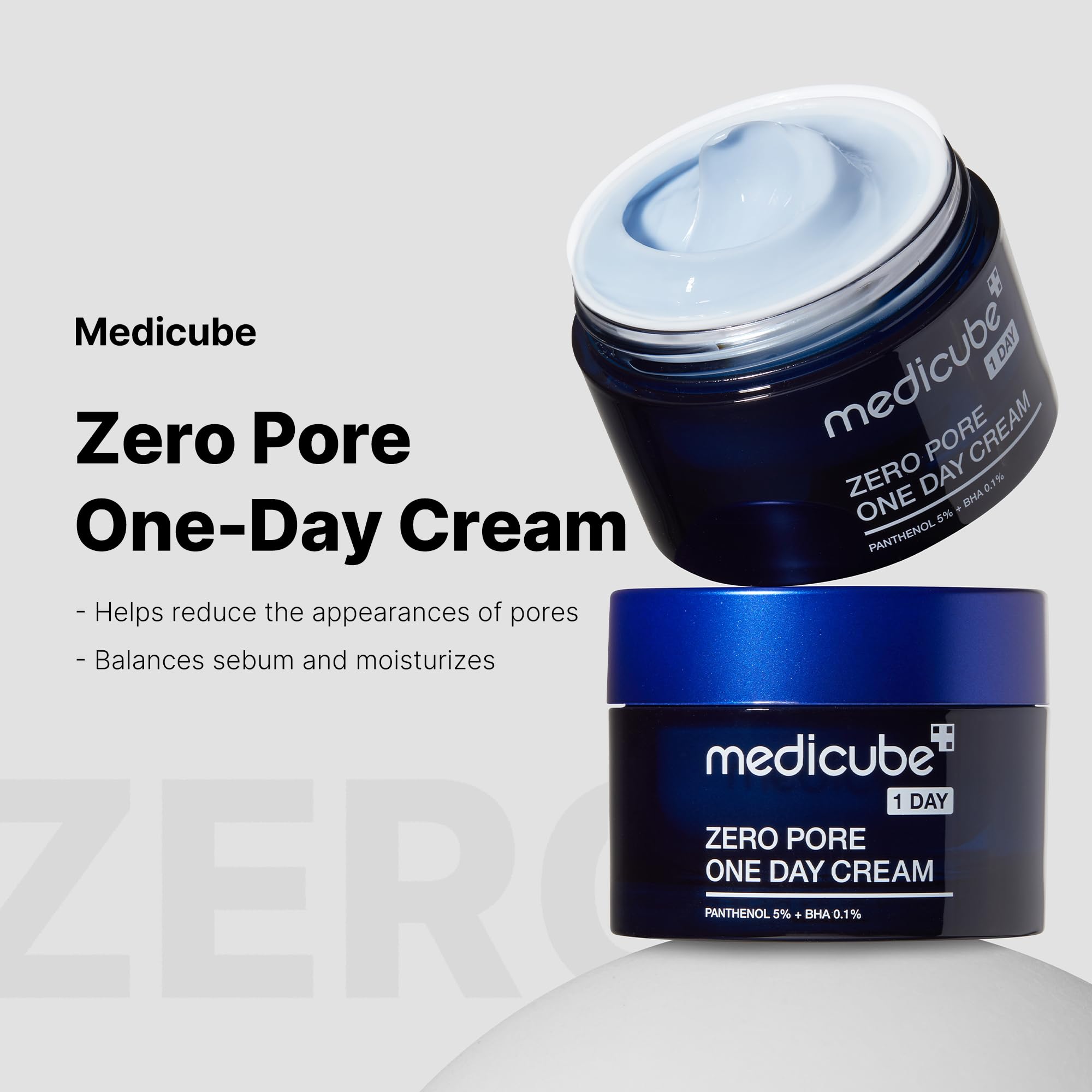 medicube-zero-pore-one-day-cream-pore-refining-cream-with-5-panthenol-and-niacin image 2