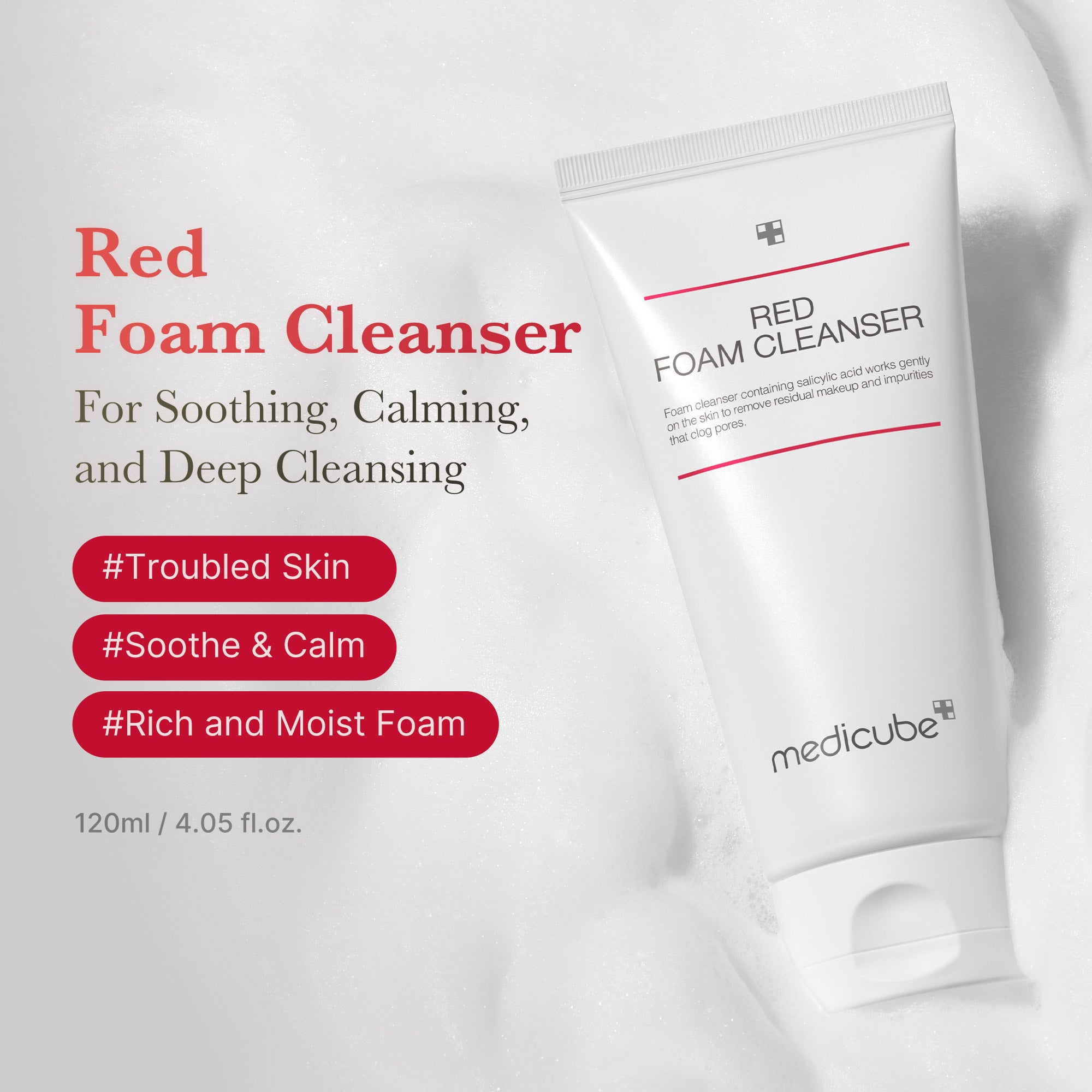 medicube-red-foam-cleanser image 2