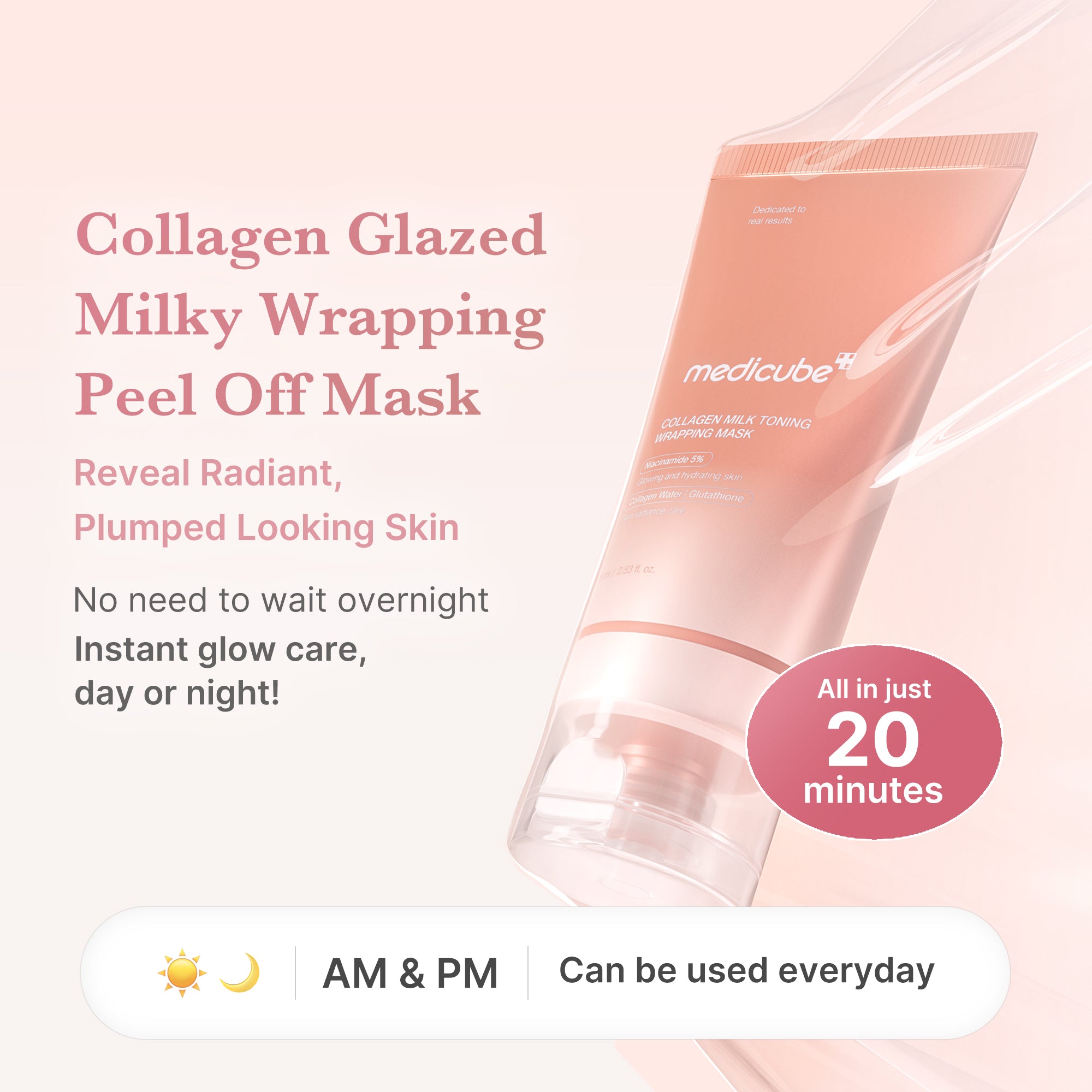 medicube-collagen-milky-glow-daytime-wrapping-mask image 2
