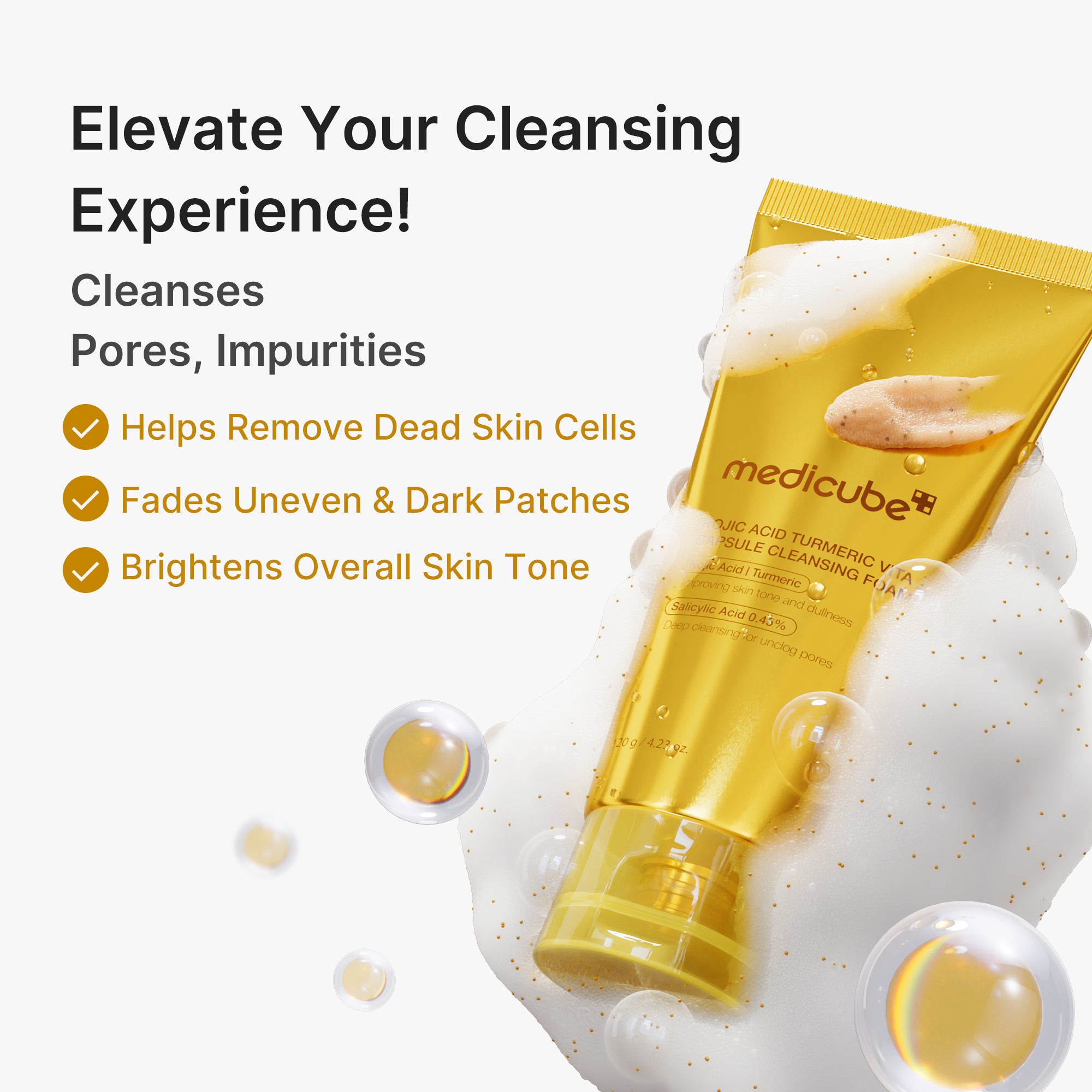 medicube-kojic-acid-turmeric-vita-capsule-foam-cleanser image 3