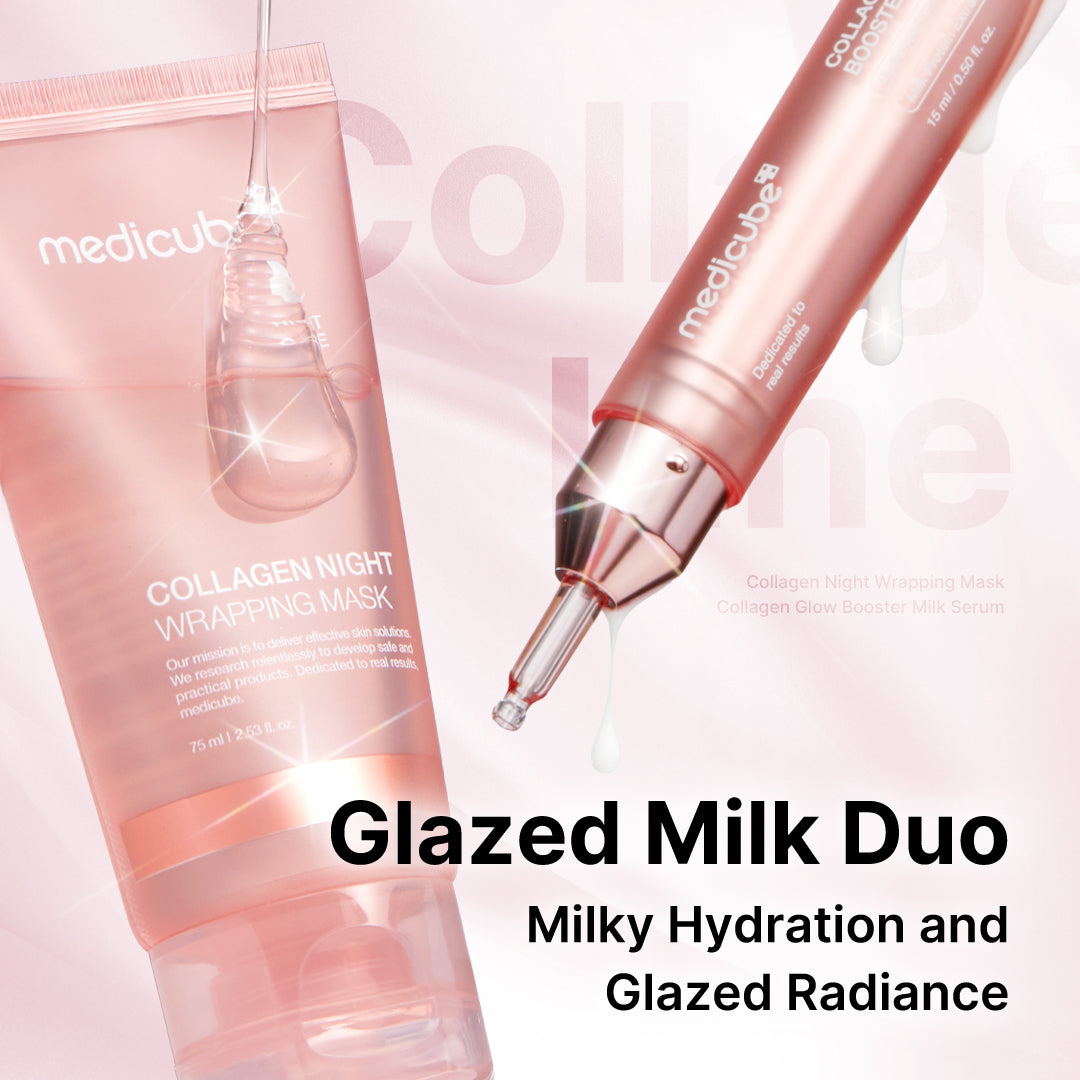medicube-glazed-milk-duo-viral-skincare-set-with-hydrating-cleanser-and-moisturi image 3