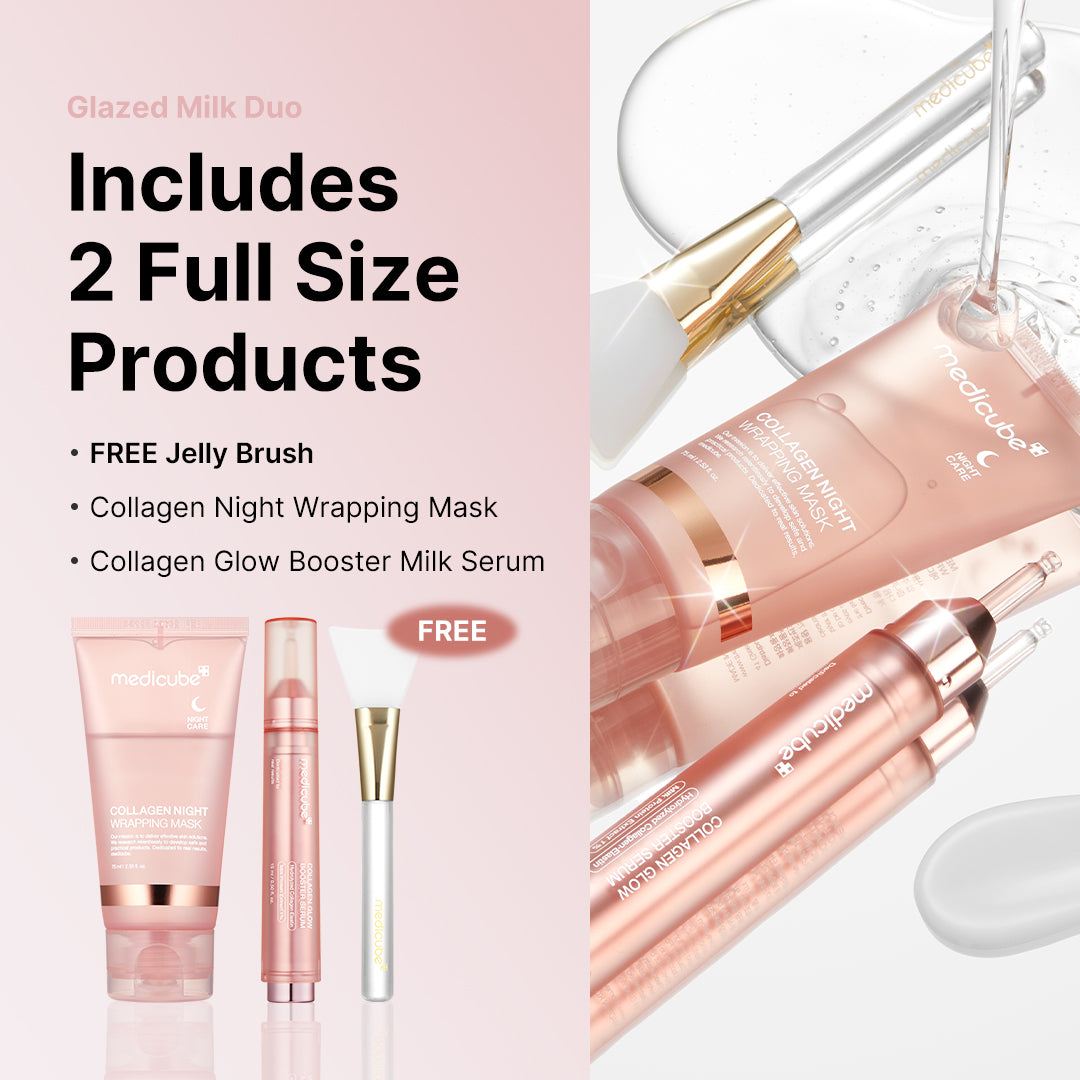 medicube-glazed-milk-duo-viral-skincare-set-with-hydrating-cleanser-and-moisturi image 4