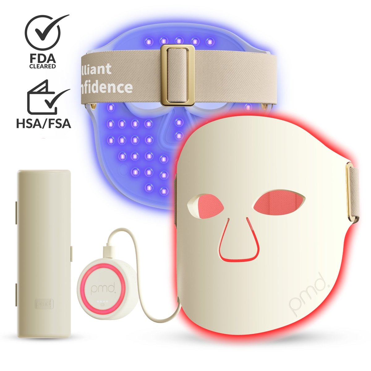 pmd-beauty-led-mask-fda-cleared-light-therapy-mask image 1