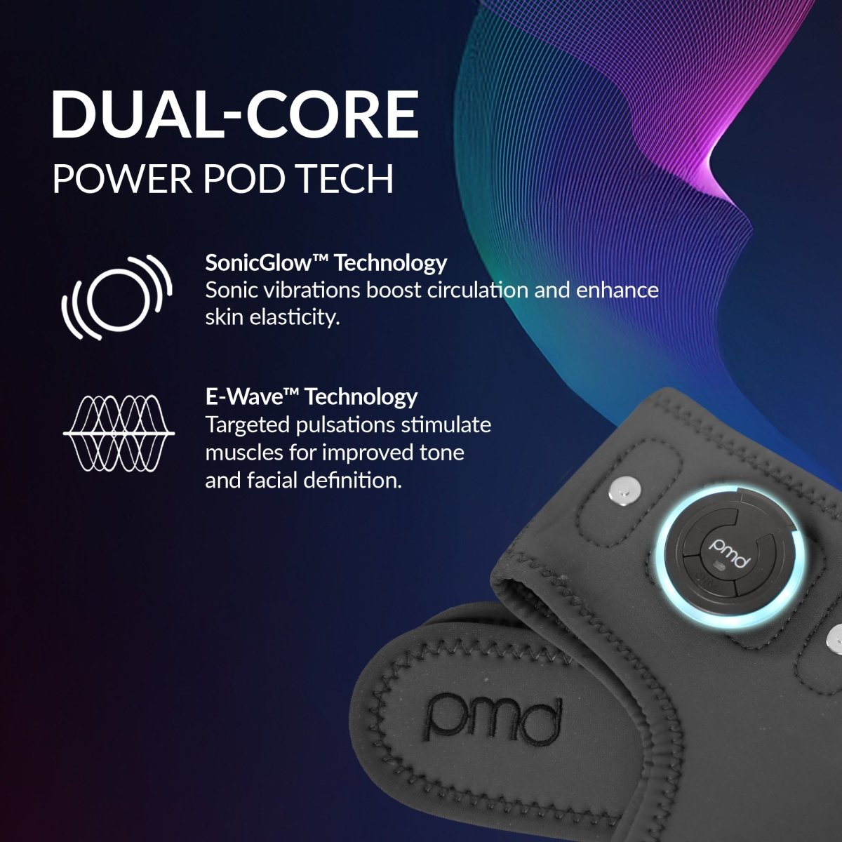 pmd-beauty-smas-lifting-massage-band-e-wave-microcurrent-sonicglow-for-non-invas image 3