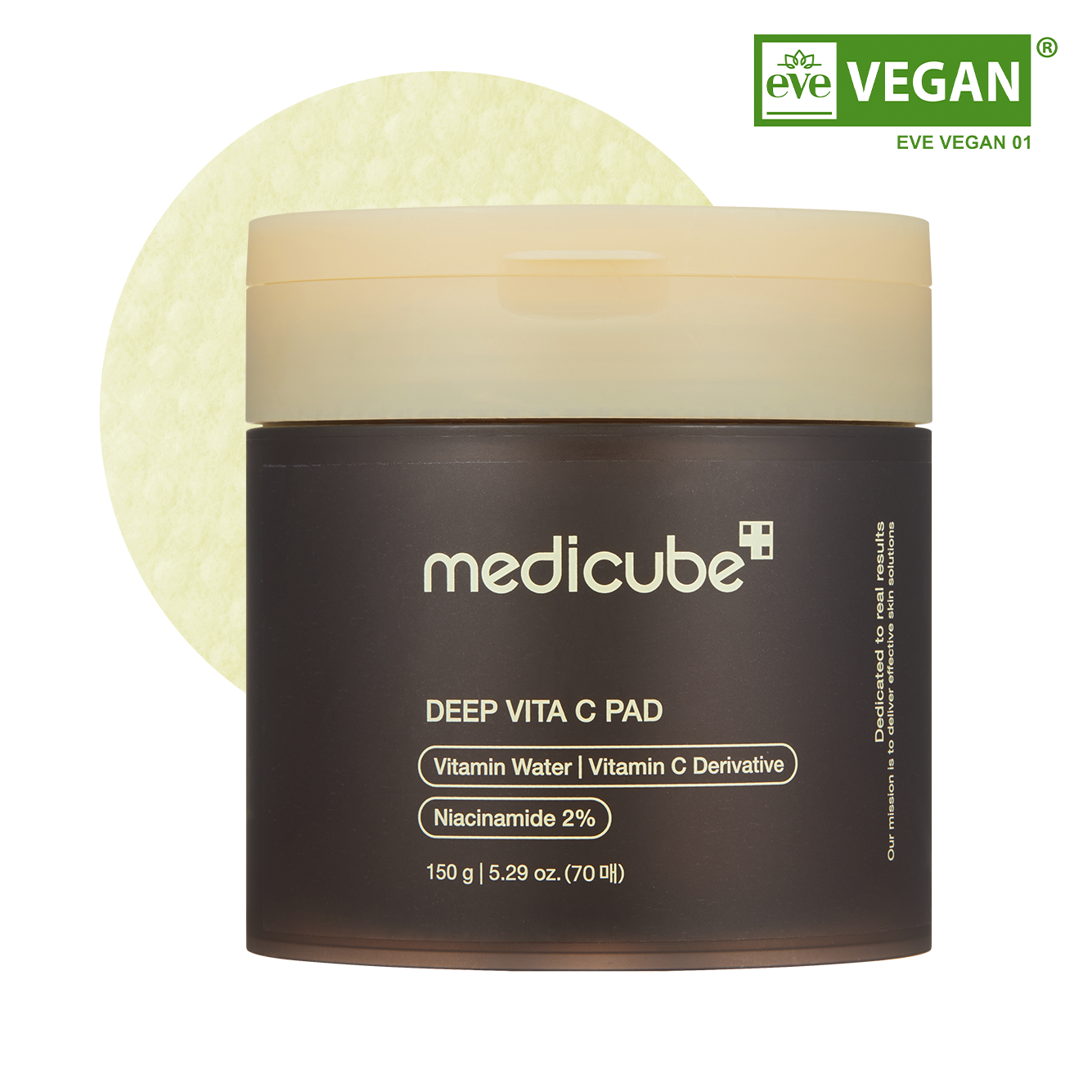 medicube-deep-vita-c-pads-for-dark-spots-dull-skin-4-week-vitamin-c-exfoliating- image 1