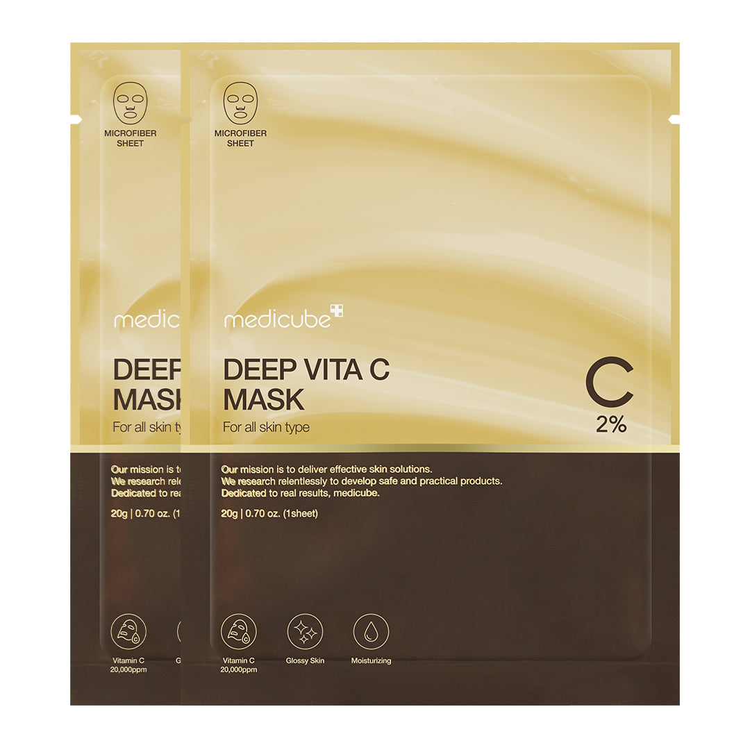medicube-deep-vita-c-mask-2-sheets-pure-vitamin-c-brightening-sheet-mask image 2