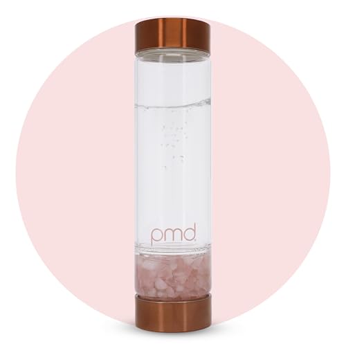 pmd-beauty-aqua-glass-water-bottle-with-grade-a-rose-quartz-16-2-oz-bpa-free-reu image 8
