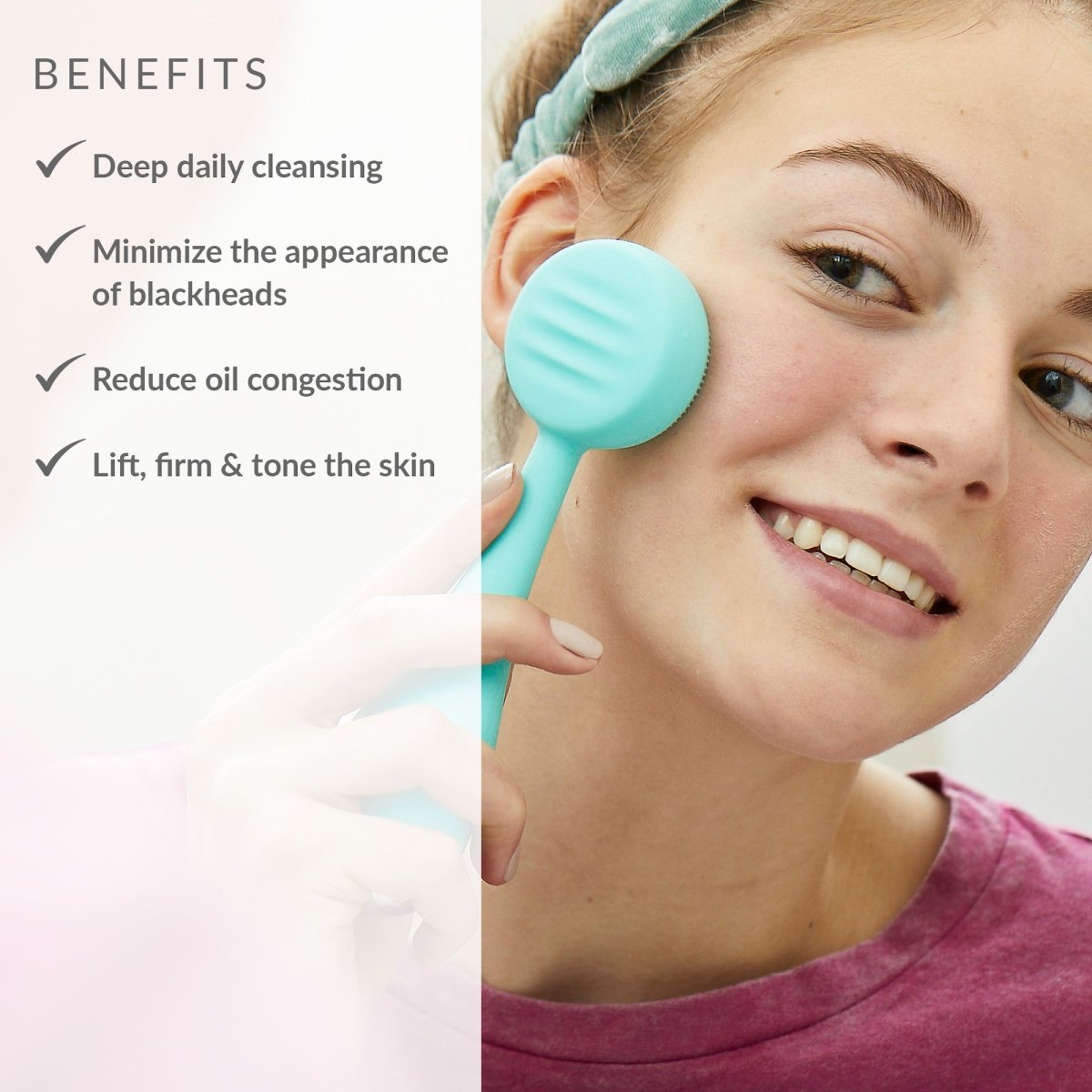pmd-beauty-clean-teal-sonicglow-facial-cleansing-anti-aging-device-with-4-modes image 2