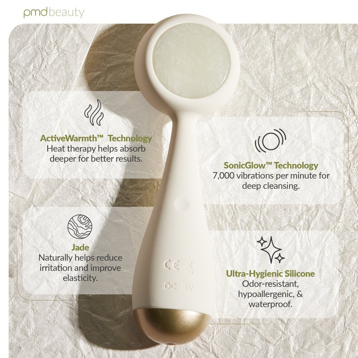 pmd-beauty-clean-pro-jade-sonicglow-cleansing-activewarmth-therapy-with-real-jad image 2