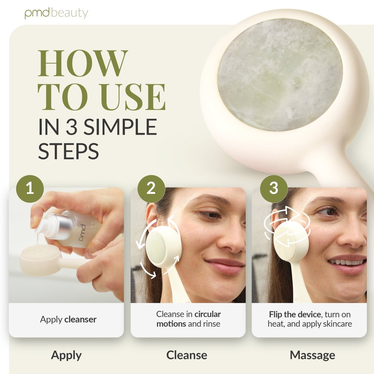 pmd-beauty-clean-pro-jade-sonicglow-cleansing-activewarmth-therapy-with-real-jad image 5