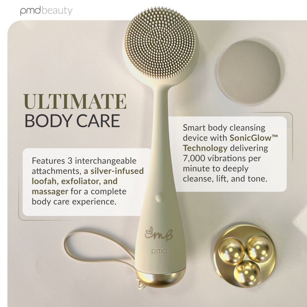 pmd-beauty-clean-body-sonic-body-cleansing-and-exfoliating-device-with-silicone- image 2