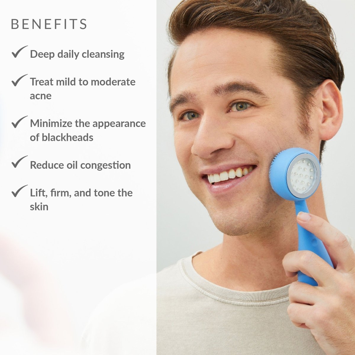 pmd-beauty-led-clean-acne-blue-light-therapy-sonicglow-deep-cleansing-device image 3