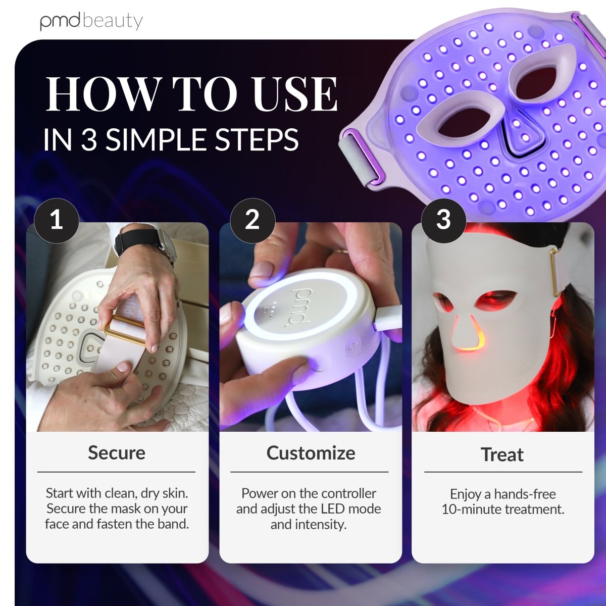 pmd-beauty-led-mask-fda-cleared-full-face-light-therapy image 7