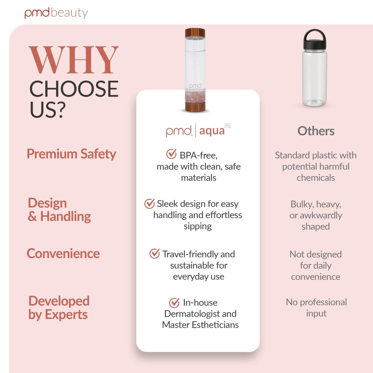 pmd-beauty-pmd-aqua-water-bottle-16-2-oz-bpa-free-with-rose-quartz-crystals image 7