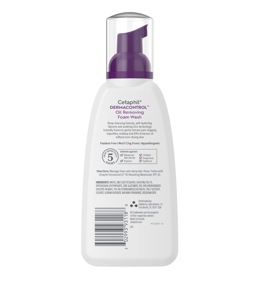 cetaphil-dermacontrol-oil-control-wash-spf-set-oil-removing-foam-wash-8-oz-3-pac image 2