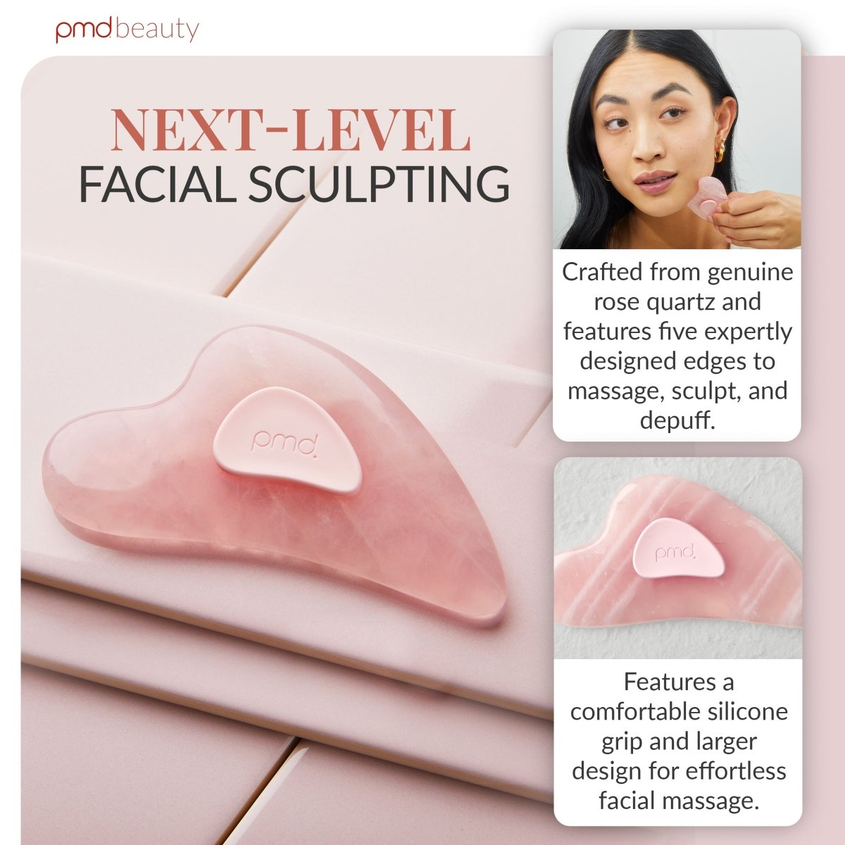 pmd-beauty-gua-sha-rq-rose-quartz-sculpting-depuffing-tool image 3