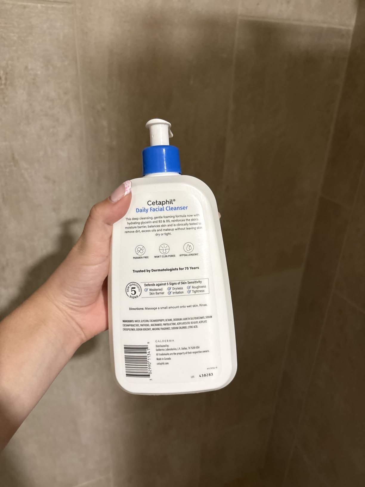 Nice foaming cleanser