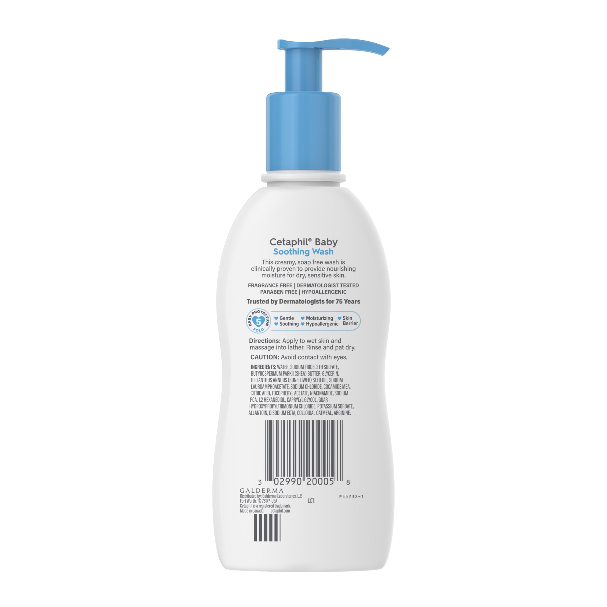cetaphil-baby-soothing-wash-5-oz-gentle-body-wash-for-sensitive-dry-skin-with-su image 6