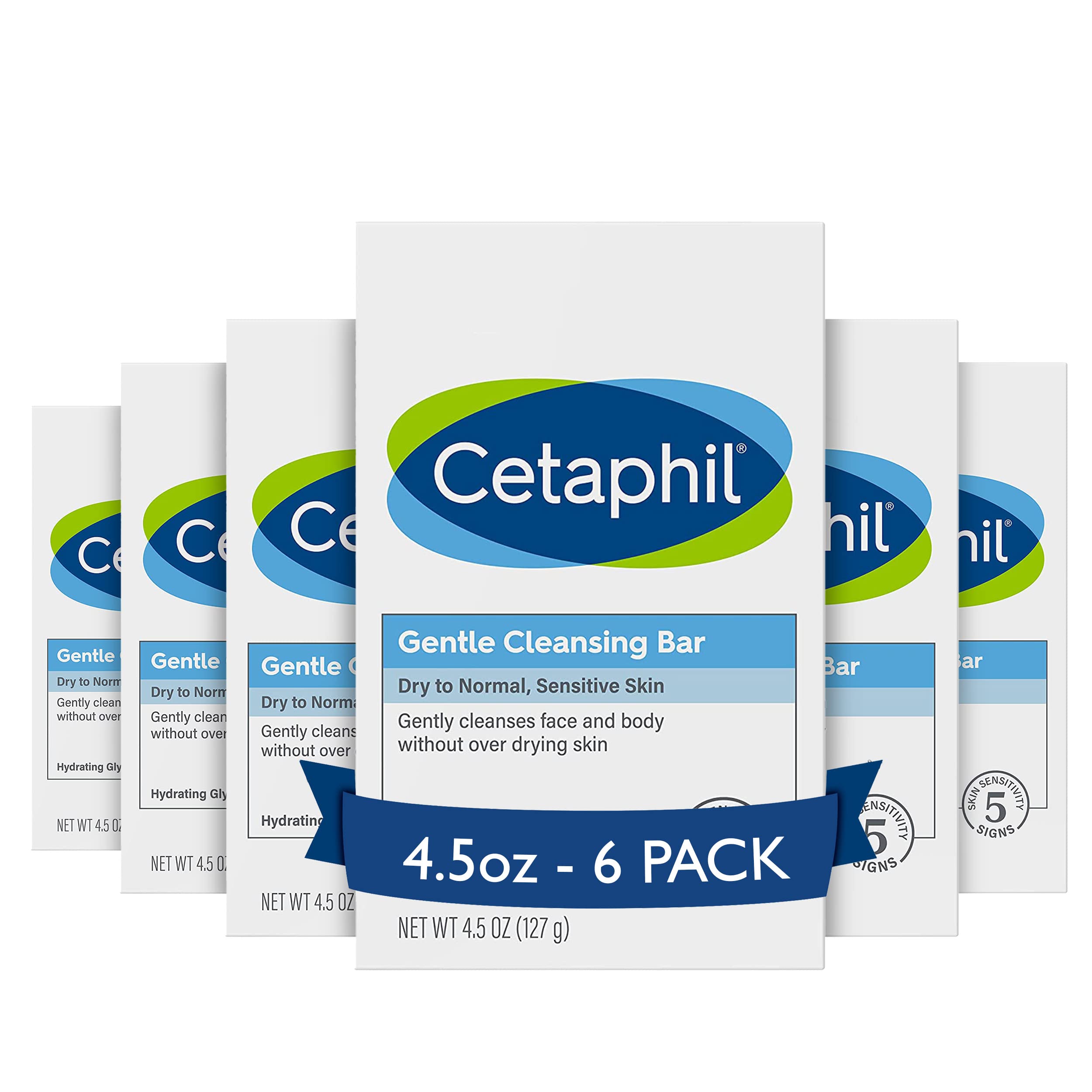 cetaphil-gentle-cleansing-face-and-body-bar-4-5-oz-pack-of-6-nourishing-cleanser image 1