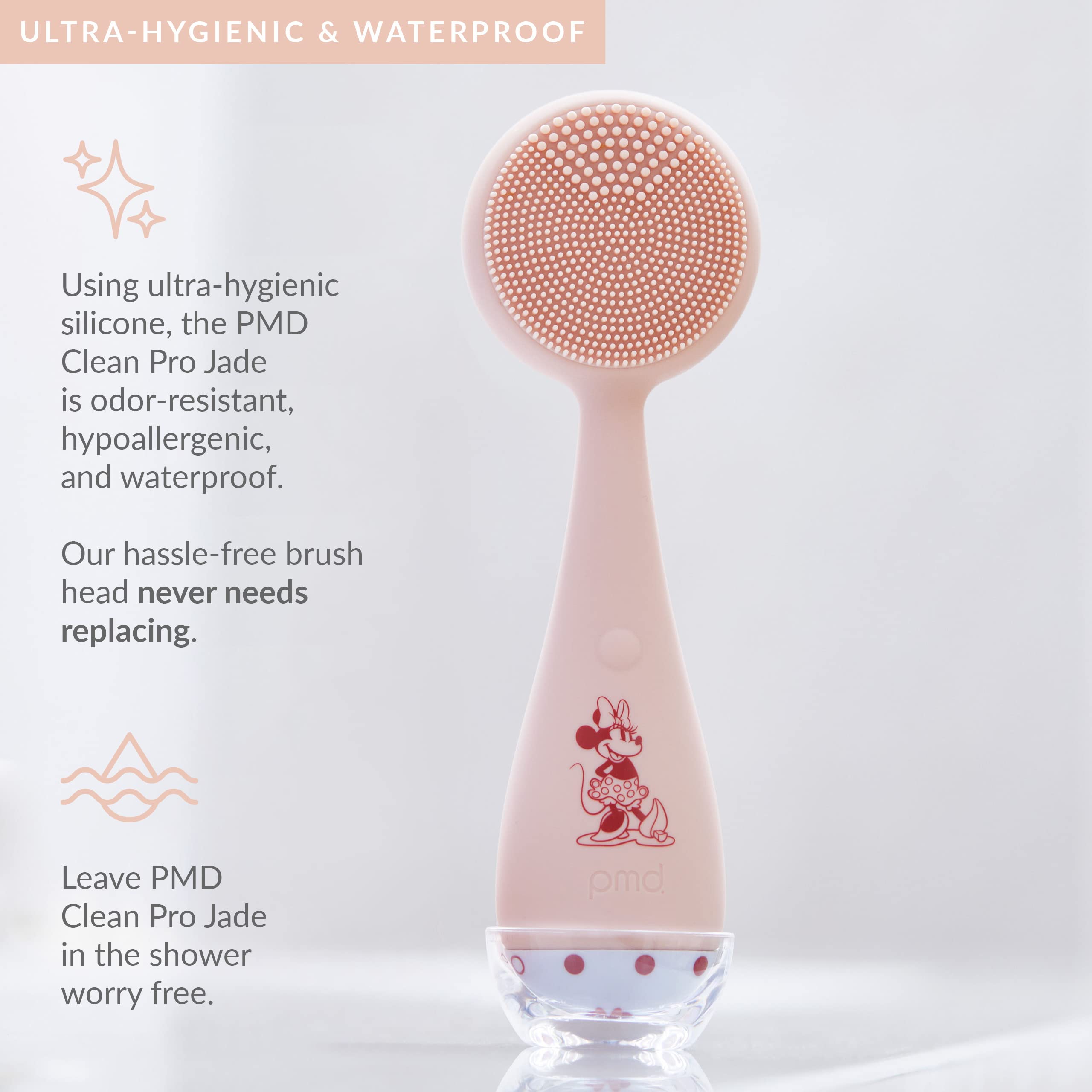 pmd-beauty-x-disney-minnie-mouse-clean-pro-jade-smart-facial-cleansing-device-wi image 8