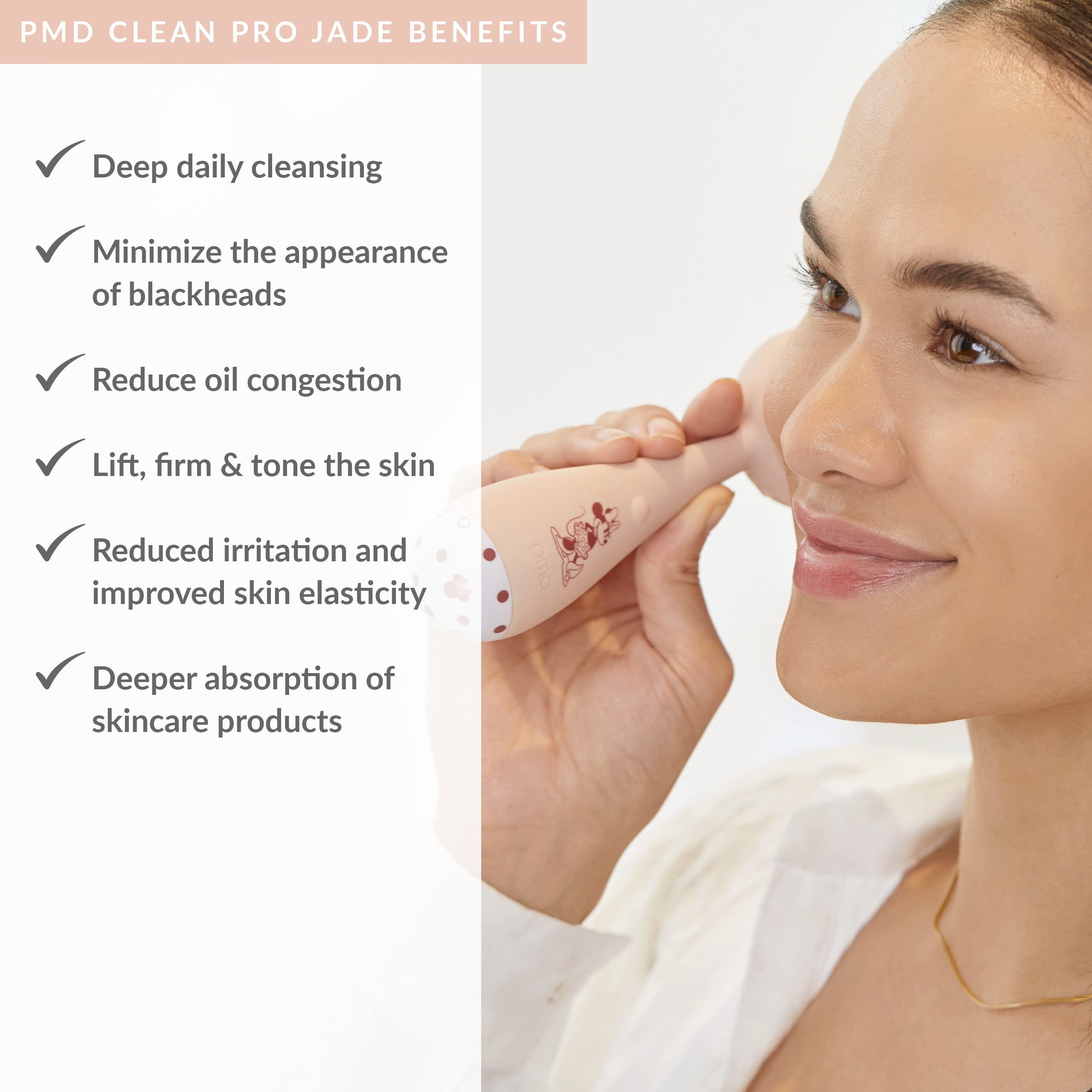 pmd-beauty-x-disney-minnie-mouse-clean-pro-jade-smart-facial-cleansing-device-wi image 2