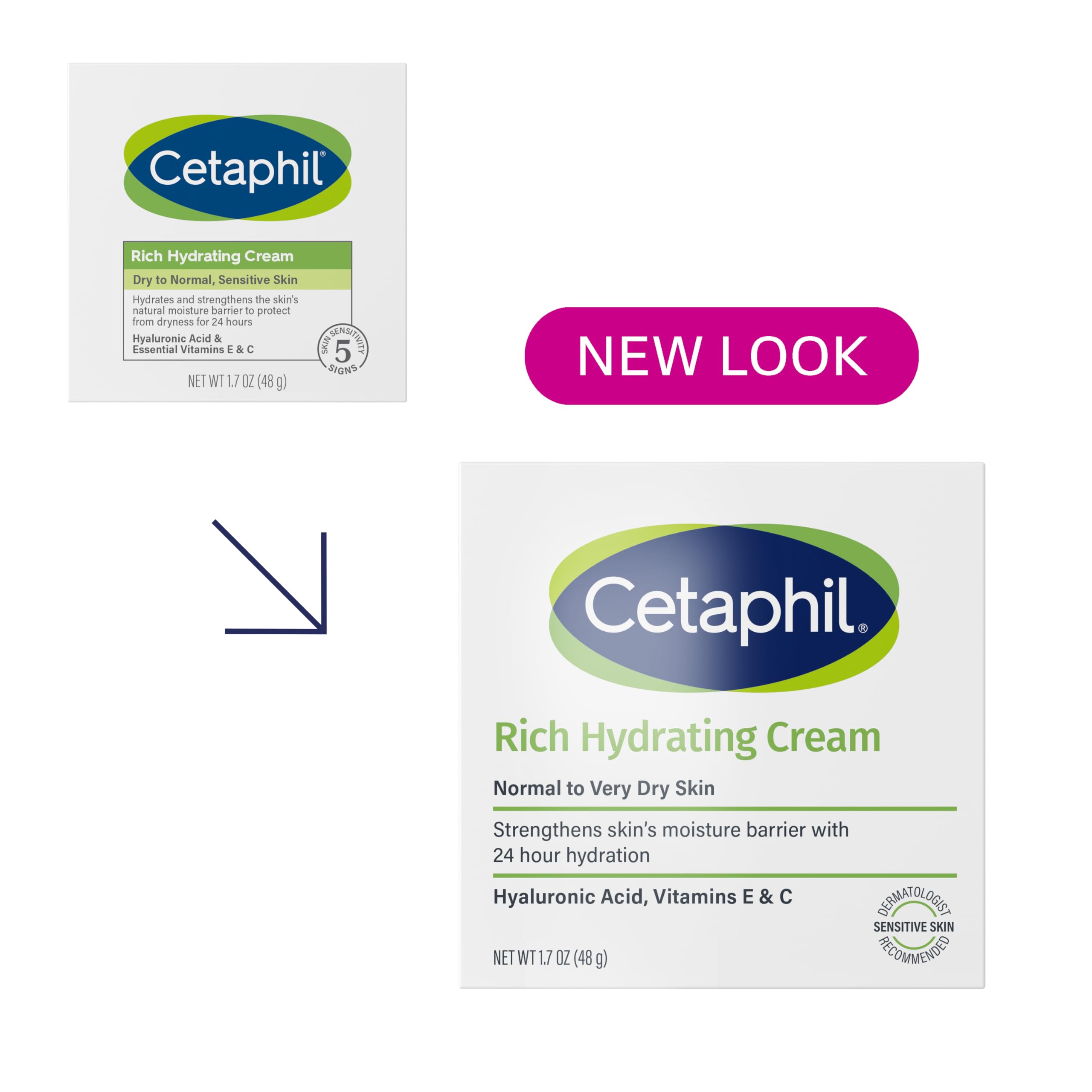 cetaphil-rich-hydrating-night-cream-for-face-with-hyaluronic-acid-1-7-oz image 2