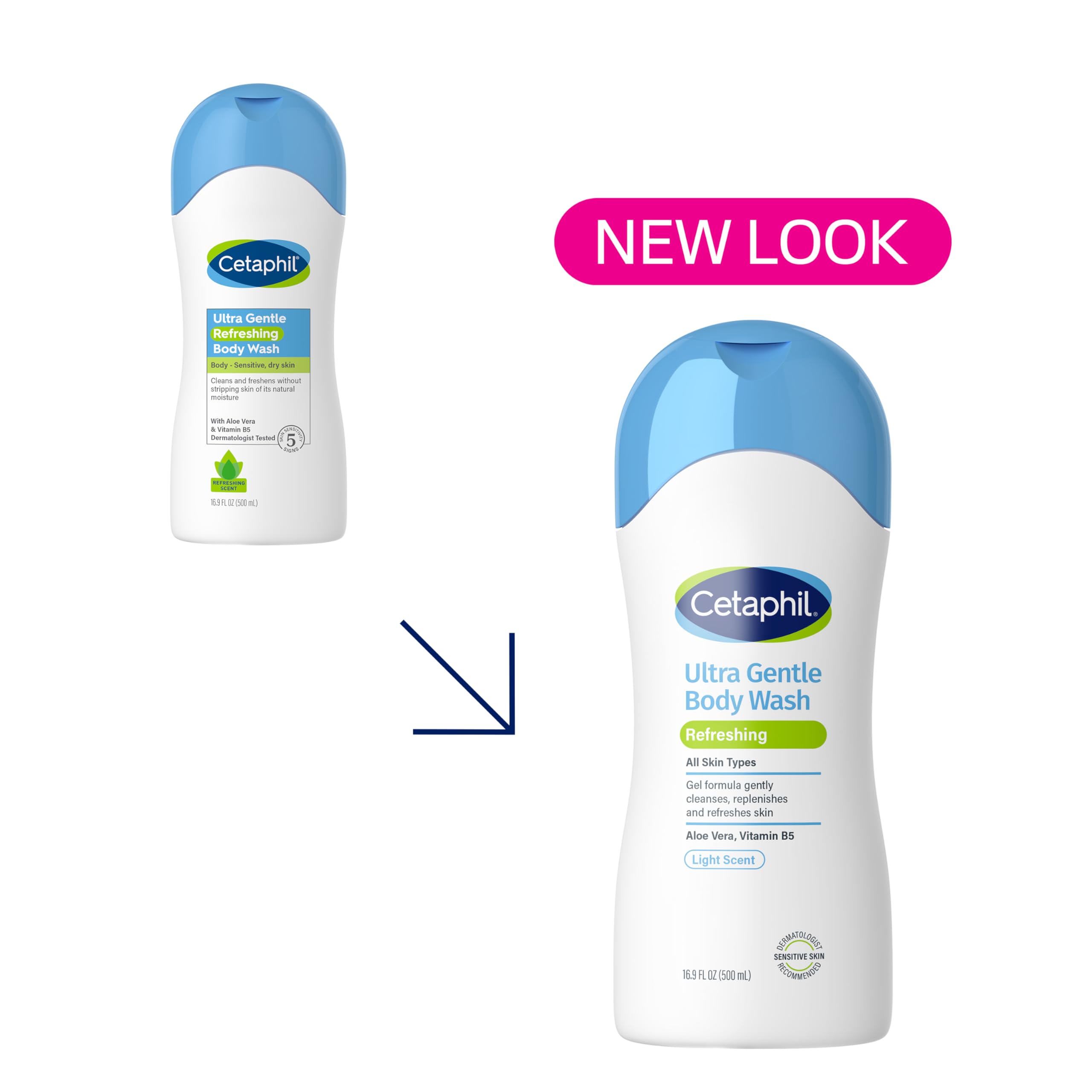 cetaphil-ultra-gentle-refreshing-body-wash-refreshing-scent-for-dry-to-normal-se image 2