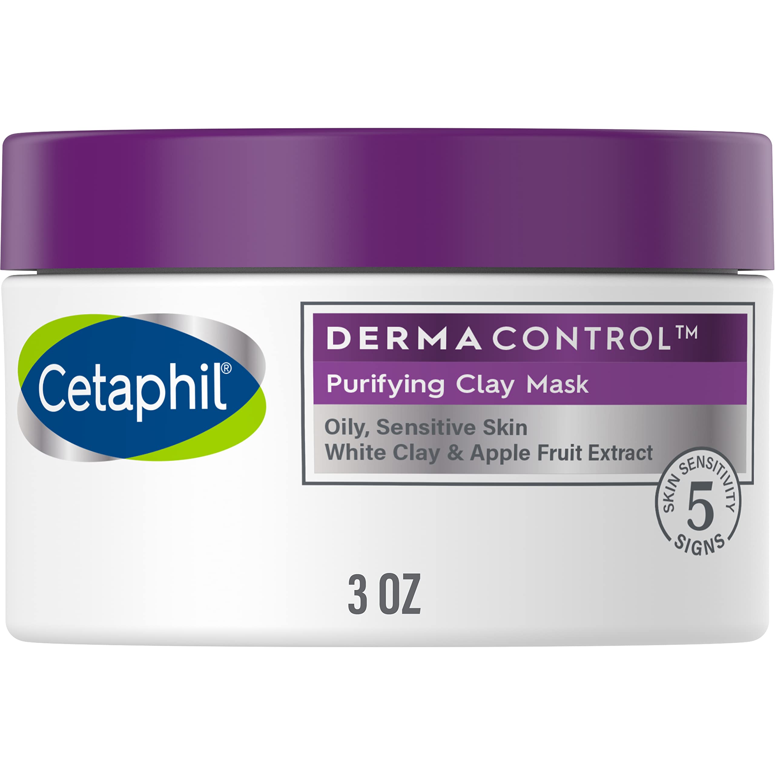 cetaphil-dermacontrol-purifying-clay-face-mask-with-bentonite-clay-3-oz image 1
