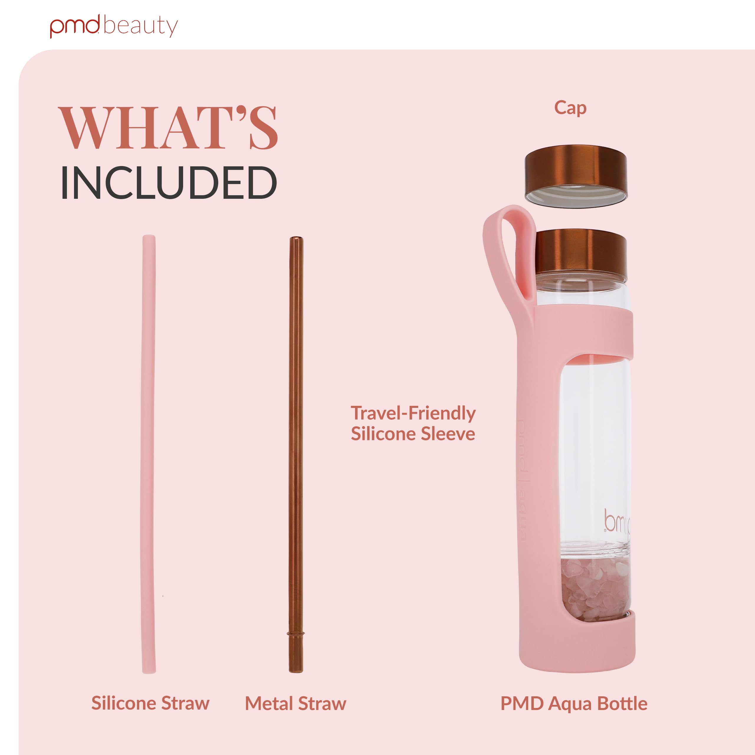 pmd-beauty-aqua-glass-water-bottle-kit-with-grade-a-rose-quartz-stones-16-2-oz-b image 6