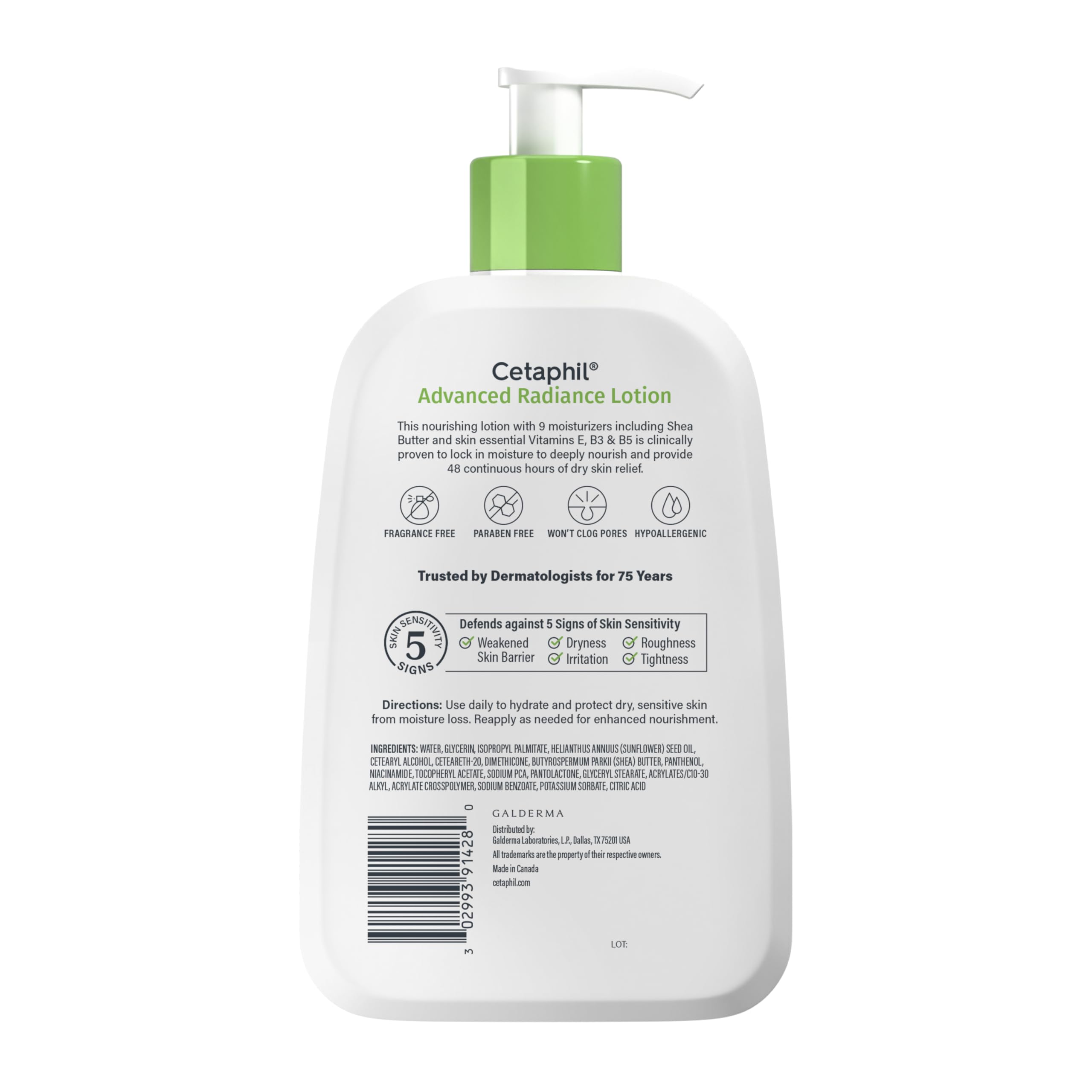 cetaphil-advanced-radiance-lotion-with-shea-butter-for-dry-sensitive-skin-16-oz- image 8