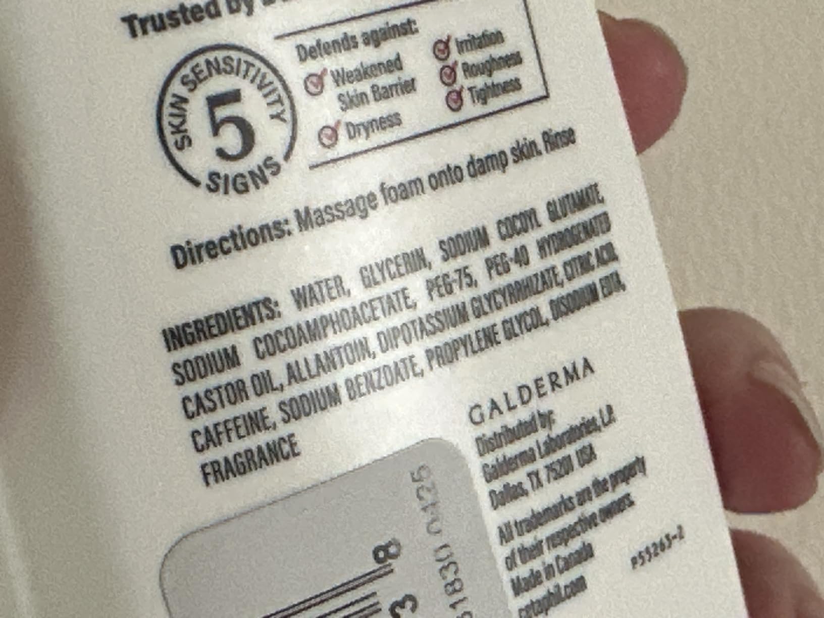 Good cleanser, but...